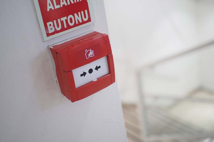 İstanbul AVM'lerinde Mavili Yangın Alarm Sistemleri